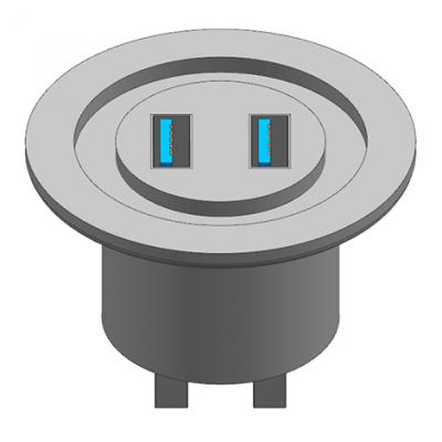KF40双芯USB3.0真空馈通连接器