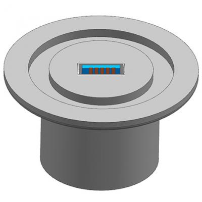 KF40单芯USB3.0真空馈通连接器 母转母